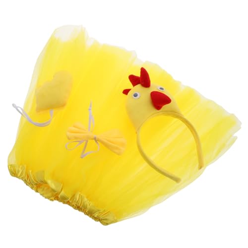 FRCOLOR 1 Set Hahnenkleid Mädchen Partykleid Nutztierkostüm Nutztierkostüme Geburtstags Tutu Für Kleinkinder Mädchen Mädchen Geburtstags Outfit Hühner Stirnband Gelbes Tuch FRCOLOR 1 Set Hahnenkleid Mädchen Partykleid Nutztierkostüm Nutztierkostüme Geburtstags Tutu Für Kleinkinder Mädchen Mädchen Geburtstags Outfit Hühner Stirnband Gelbes Tuch von FRCOLOR