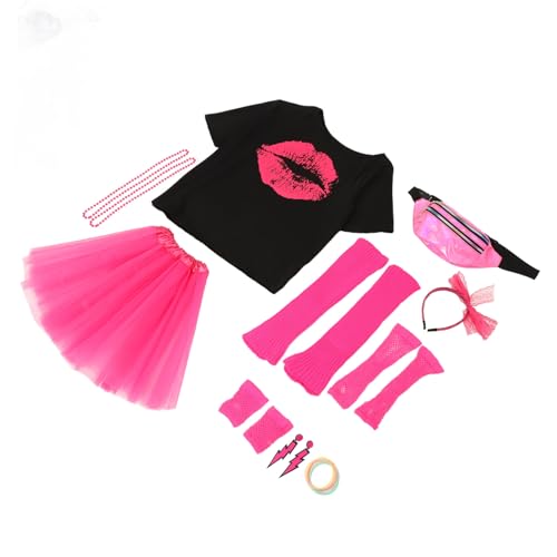 FRCOLOR 1 Set Maskenanzug Trendiger Stil Der 80Er Jahre Party Outfit 1980Er Jahre Kostüme Für Frauen 80Er Jahre Kostüme Zubehör Tanz Geburtstagsparty Groovige Dekorationen FRCOLOR 1 Set Maskenanzug Trendiger Stil Der 80Er Jahre Party Outfit 1980Er Jahre Kostüme Für Frauen 80Er Jahre Kostüme Zubehör Tanz Geburtstagsparty Groovige Dekorationen von FRCOLOR
