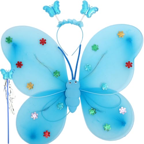 FRCOLOR 1 Set Pailletten Schmetterlingsflügel Lichterketten Kostümdekorationen Mädchen Schmetterlings Stirnband Schmetterling Cosplay Flügel Schmetterlings Stirnband Für Cosplay FRCOLOR 1 Set Pailletten Schmetterlingsflügel Lichterketten Kostümdekorationen Mädchen Schmetterlings Stirnband Schmetterling Cosplay Flügel Schmetterlings Stirnband Für Cosplay von FRCOLOR