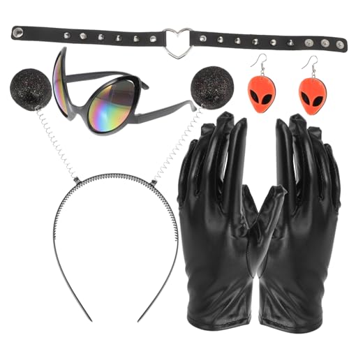 FRCOLOR 1 Set Party Brillen Stirnbänder Für Alien Erwachsene Dekoration Ohrringe Brille Und Stirnband Festival Haarband Dekorative Brille Lustiges Stirnband Kreative Brille FRCOLOR 1 Set Party Brillen Stirnbänder Für Alien Erwachsene Dekoration Ohrringe Brille Und Stirnband Festival Haarband Dekorative Brille Lustiges Stirnband Kreative Brille von FRCOLOR