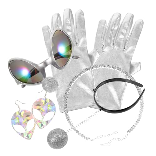 FRCOLOR 1 Set Party Kopfknopf Brille Armband Handschuh Set Hände Antenne Stirnband Party Cosplay Stirnbänder Handschuhe Und Brille Super Lustige Party Sonnenbrille FRCOLOR 1 Set Party Kopfknopf Brille Armband Handschuh Set Hände Antenne Stirnband Party Cosplay Stirnbänder Handschuhe Und Brille Super Lustige Party Sonnenbrille von FRCOLOR