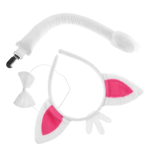 FRCOLOR 1satz Fuchs Kostümset Mit Ohren Stirnband Und Fliege Für Cosplay Halloween Und Geburtstagsfeiern Tierische Verkleidung Für Erwachsene Und Mädchen Und von FRCOLOR