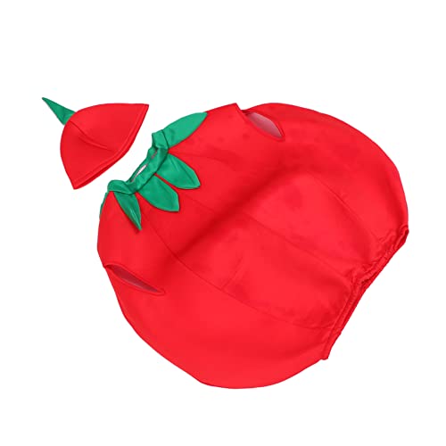 FRCOLOR 1 Set Tomaten Kinderkleidung Tomatenkostüm Kindermütze Kinderkostüm Tomaten Kleinkindkleidung Kinderkostüme Bühnenkostüme Tomaten Performancekostüme Tomaten Babykleidung Rot FRCOLOR 1 Set Tomaten Kinderkleidung Tomatenkostüm Kindermütze Kinderkostüm Tomaten Kleinkindkleidung Kinderkostüme Bühnenkostüme Tomaten Performancekostüme Tomaten Babykleidung Rot von FRCOLOR