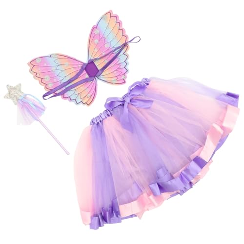 FRCOLOR 1 Set Zauberstab Feenstäbe Für Mädchen Halloween Engel Feenflügel Cosplay Zauberstab Kostüme Für Mädchen Performance Flügel Urlaub Fliegende Flügel LED Tuch Violett FRCOLOR 1 Set Zauberstab Feenstäbe Für Mädchen Halloween Engel Feenflügel Cosplay Zauberstab Kostüme Für Mädchen Performance Flügel Urlaub Fliegende Flügel LED Tuch Violett von FRCOLOR