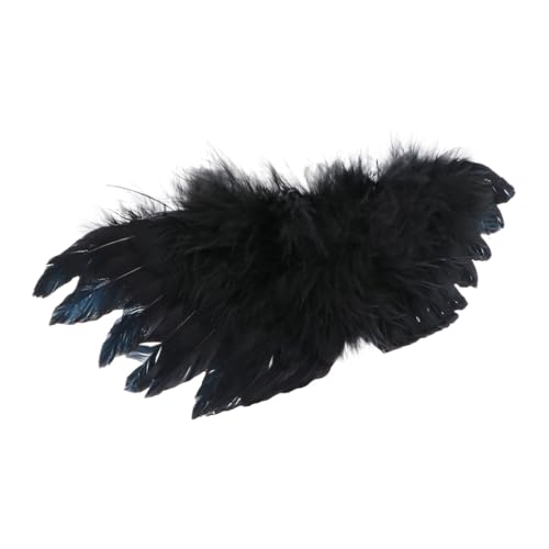 FRCOLOR 1 Stück DIY Party Kostüm Puppe Zubehör Engel Flügel Dekoration Ornament Schwarz für Kostümpartys Halloween und Kreative Bastelprojekte FRCOLOR 1 Stück DIY Party Kostüm Puppe Zubehör Engel Flügel Dekoration Ornament Schwarz für Kostümpartys Halloween und Kreative Bastelprojekte von FRCOLOR
