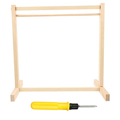 FRCOLOR 1 Stück Holz Puppenkleiderbügel Kleiderständer für Puppenkleidung Robuste Glatte Oberflächen zur Aufbewahrung und Organisation von Puppenbekleidung von FRCOLOR