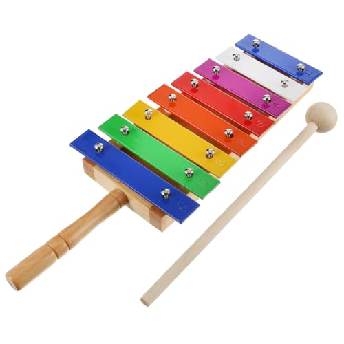 FRCOLOR 1 Stück Holz Xylophon für Farbenfrohes Noten Musikinstrument mit Aluminiumplatte für Kleinkinder zur Musikalischen Perfektes FRCOLOR 1 Stück Holz Xylophon für Farbenfrohes Noten Musikinstrument mit Aluminiumplatte für Kleinkinder zur Musikalischen Perfektes von FRCOLOR