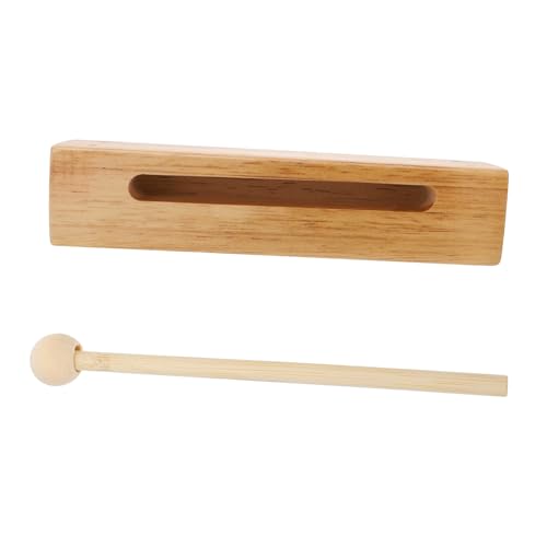 FRCOLOR 1 Stück Holzblock Musikinstrument für Percussion Rhythmusblock Langlebiges Material Kreatives Musikalischen Früherziehung Holzfarbe FRCOLOR 1 Stück Holzblock Musikinstrument für Percussion Rhythmusblock Langlebiges Material Kreatives Musikalischen Früherziehung Holzfarbe von FRCOLOR