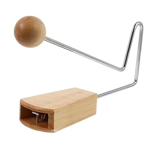 FRCOLOR 1 Stück Holzpercussion für Tremolo Instrument Natürlichem Holzton Fördert Musikalische Fähigkeiten und Hand Auge Koordination für Musikalische Entdeckungen und Eltern Interaktion FRCOLOR 1 Stück Holzpercussion für Tremolo Instrument Natürlichem Holzton Fördert Musikalische Fähigkeiten und Hand Auge Koordination für Musikalische Entdeckungen und Eltern Interaktion von FRCOLOR