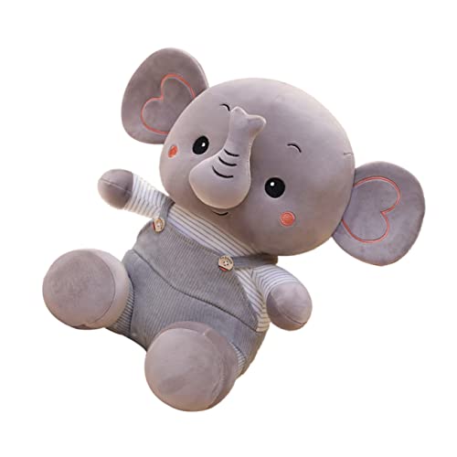 FRCOLOR 1 Stück Kuscheltier Elefant aus Plüsch für Graue Beruhigungsdoll mit Zufälligem Knopf für Neugeborene und Kleinkinder Fördert und Intelligenz FRCOLOR 1 Stück Kuscheltier Elefant aus Plüsch für Graue Beruhigungsdoll mit Zufälligem Knopf für Neugeborene und Kleinkinder Fördert und Intelligenz von FRCOLOR