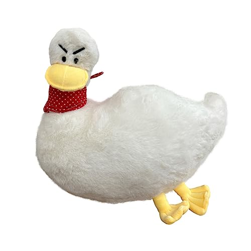FRCOLOR 1 Stück Kuscheltier Ente Plüsch Kissen Weiches für Wohnzimmer und Festdekoration Weiß Charmante Deko für Unvergessliche von FRCOLOR