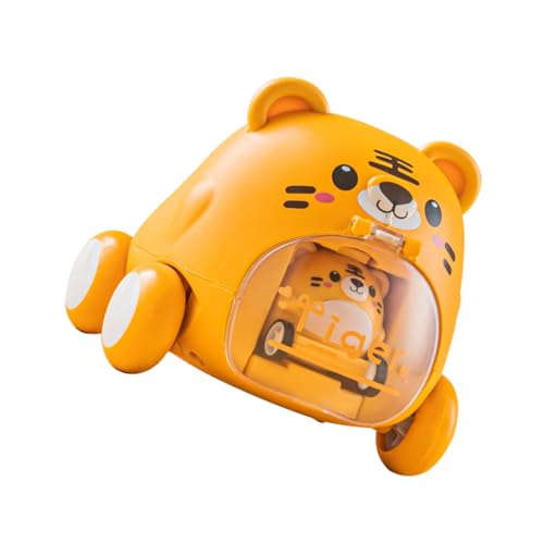 FRCOLOR 1Stück Entzückendes Tiger Form Rückziehspielzeug Auto für Kinder Lustiges Lernspielzeug für und Formerkennnung Sicheres und Handliches Auto Spielzeug von FRCOLOR