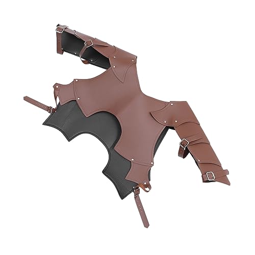 FRCOLOR 1 Stück Mittelalterliches Cosplay Kostüm Schulterpanzer PU für Herren Robuste Strapazierfähige Schulterarmoren für Drama Fotografie FRCOLOR 1 Stück Mittelalterliches Cosplay Kostüm Schulterpanzer PU für Herren Robuste Strapazierfähige Schulterarmoren für Drama Fotografie von FRCOLOR