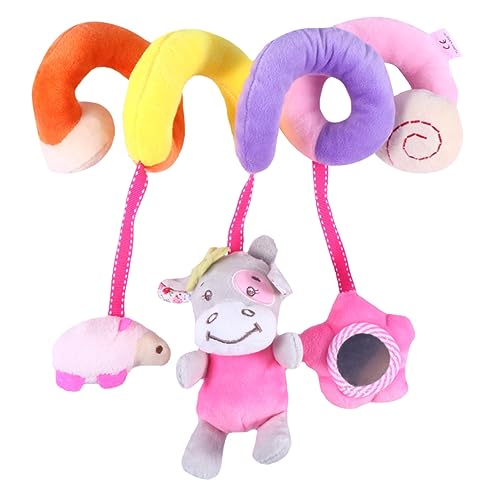 FRCOLOR 1 Stück Multifunktionales für und Bett Buntes Babyspielzeug mit Klingel für Autositz und Laufstall Fördert die Erkundung und Motorik Leicht und Sicher für Kleinkinder von FRCOLOR