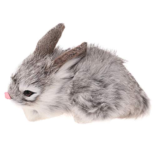 FRCOLOR 1 Stück Plüsch Hase Realistisches Mini Kuscheltier für Deko und Leicht und Tragbar als für Tier Mottopartys FRCOLOR 1 Stück Plüsch Hase Realistisches Mini Kuscheltier für Deko und Leicht und Tragbar als für Tier Mottopartys von FRCOLOR