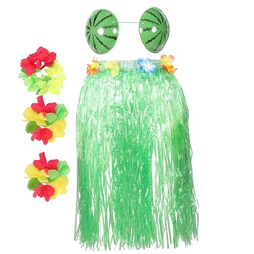 FRCOLOR 1 Wassermelonen - -Requisiten Rock aus tropischem Gras Junggesellin Mädchen Party hawaiianisches Blumenarmband hawaiianisches Armband Seidenblume Grün FRCOLOR 1 Wassermelonen - -Requisiten Rock aus tropischem Gras Junggesellin Mädchen Party hawaiianisches Blumenarmband hawaiianisches Armband Seidenblume Grün von FRCOLOR