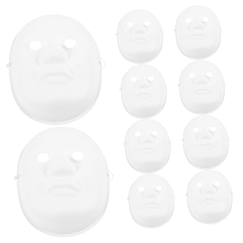 FRCOLOR 10 DIY Weiße Papiermasken für Vollgesichtsmaske Malen und Gestalten für Kreative Bastelaktivitäten und Partys FRCOLOR 10 DIY Weiße Papiermasken für Vollgesichtsmaske Malen und Gestalten für Kreative Bastelaktivitäten und Partys von FRCOLOR