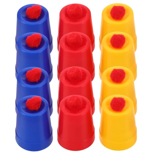 FRCOLOR 10 Sätze Magierbecher und Bälle Set Zaubertrick Requisiten für für Geburtstagsfeiern und Familienzusammenkünfte von FRCOLOR