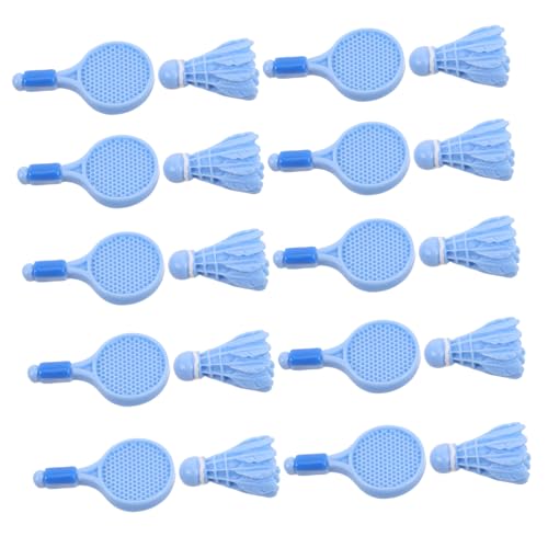 FRCOLOR 10 Sätze Miniatur Badminton Schläger und Federbälle für Sport Zubehör Puppenhaus Deko Jungen Mädchen Badminton Kit Accessoires FRCOLOR 10 Sätze Miniatur Badminton Schläger und Federbälle für Sport Zubehör Puppenhaus Deko Jungen Mädchen Badminton Kit Accessoires von FRCOLOR