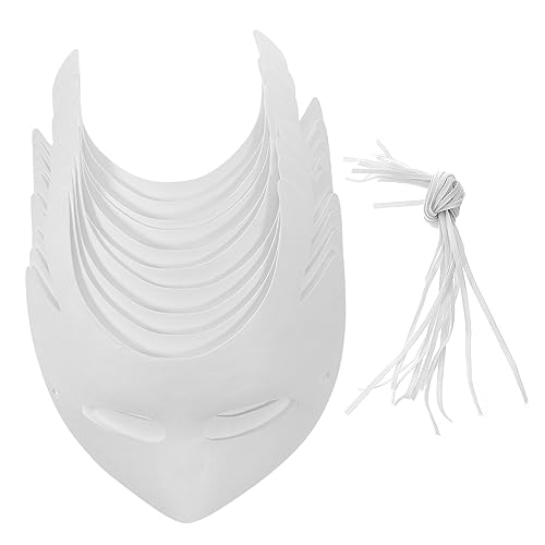 FRCOLOR 10 Stück Diy Papiermasken Weiße Leere Masken zum Bemalen für Karneval Cosplay und Kreative Partys Umweltfreundliches Material für Persönliche Gestaltung und Kunstprojekte FRCOLOR 10 Stück Diy Papiermasken Weiße Leere Masken zum Bemalen für Karneval Cosplay und Kreative Partys Umweltfreundliches Material für Persönliche Gestaltung und Kunstprojekte von FRCOLOR