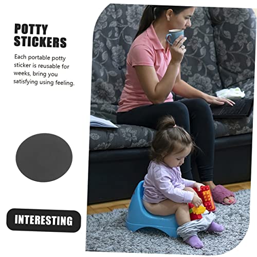 FRCOLOR 10 Stück Farbwechsel Töpfchen Aufkleber Cartoon Temperaturempfindliche Toilette Trainingssticker für Kleinkinder Jahre Motorikfördernd Wiederverwendbar und Einfach Anwendbar von FRCOLOR