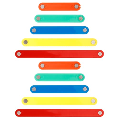 FRCOLOR 10 Stück Magnetische Geometrische Formen Bausteine Teiliges Lernspielzeug für Mathematik Fördert Kreativität und Logisches Geeignet für Zuhause und Schule Buntes Design FRCOLOR 10 Stück Magnetische Geometrische Formen Bausteine Teiliges Lernspielzeug für Mathematik Fördert Kreativität und Logisches Geeignet für Zuhause und Schule Buntes Design von FRCOLOR