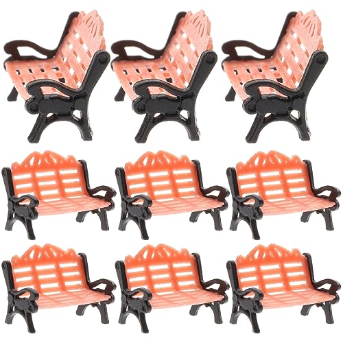FRCOLOR 10 Stück Maßstab Detailreiche Miniatur Couch für Puppenhaus Landschaftsdekor Realistische Gartenmöbel für Modellbau und Eisenbahn Diorama FRCOLOR 10 Stück Maßstab Detailreiche Miniatur Couch für Puppenhaus Landschaftsdekor Realistische Gartenmöbel für Modellbau und Eisenbahn Diorama von FRCOLOR