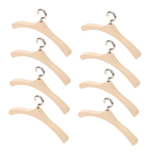 FRCOLOR 10 Stück Mini Holz Kleiderbügel für Puppen Puppenhaus Zubehör Mikro Landschaftsdeko für Miniaturszenen und Puppenkleidung FRCOLOR 10 Stück Mini Holz Kleiderbügel für Puppen Puppenhaus Zubehör Mikro Landschaftsdeko für Miniaturszenen und Puppenkleidung von FRCOLOR