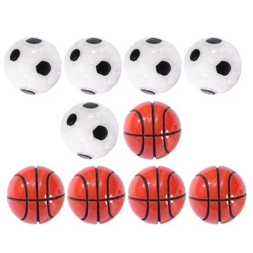 FRCOLOR 10 Stück Miniatur Fußball und Basketball Dekoration Outdoor Zubehör für DIY für Puppenhäuser und Miniaturlandschaften FRCOLOR 10 Stück Miniatur Fußball und Basketball Dekoration Outdoor Zubehör für DIY für Puppenhäuser und Miniaturlandschaften von FRCOLOR