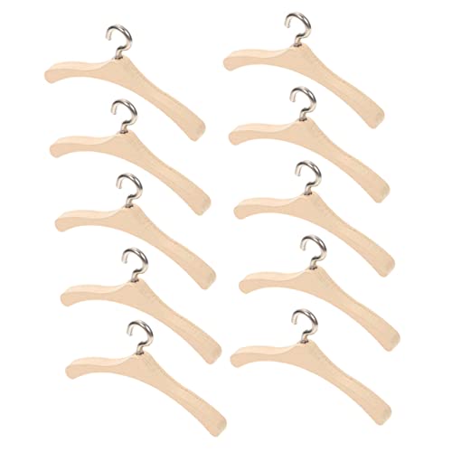 FRCOLOR 10 Stück Miniatur Holz Kleiderbügel für Puppen Teiliges für Puppenkleiderschränke und Puppenzubehör Dekorative Spielzeuge für Sichere Verwendung ohne Scharfe Kanten FRCOLOR 10 Stück Miniatur Holz Kleiderbügel für Puppen Teiliges für Puppenkleiderschränke und Puppenzubehör Dekorative Spielzeuge für Sichere Verwendung ohne Scharfe Kanten von FRCOLOR
