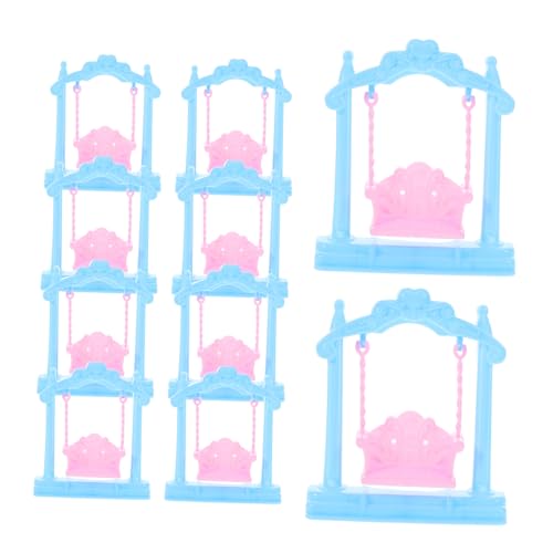 FRCOLOR 10 Stück Miniatur Puppenhaus Schaukel Set Teiliges Prinzessinnen für Mädchen für Puppenhaus Zubehör und Fantasievolles mit Einzigartigem Design und Perfektem für Kreative von FRCOLOR