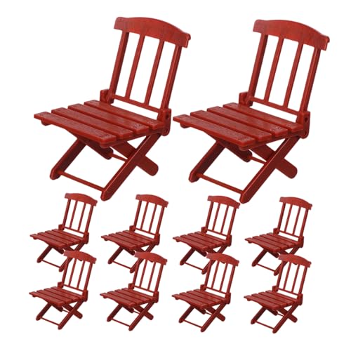 FRCOLOR 10stücke Klappbarer Strandstuhl Für Puppenhäuser Miniatur-gartenstuhl Maßstab Faltbares Strandmöbel Mini-terrassen-dekor Sonnenliege Für Puppen Tortenaufsatz Miniaturmöbel FRCOLOR 10stücke Klappbarer Strandstuhl Für Puppenhäuser Miniatur-gartenstuhl Maßstab Faltbares Strandmöbel Mini-terrassen-dekor Sonnenliege Für Puppen Tortenaufsatz Miniaturmöbel von FRCOLOR