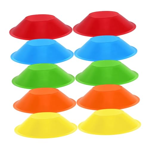 FRCOLOR 10 Stück Multifunktionale Ballhalterung Fußball Trainingsmarkierer Sportballständer Stabiler Displayständer für Basketball Volleyball Rugby Mehr Farbenvielfalt für Training und FRCOLOR 10 Stück Multifunktionale Ballhalterung Fußball Trainingsmarkierer Sportballständer Stabiler Displayständer für Basketball Volleyball Rugby Mehr Farbenvielfalt für Training und von FRCOLOR