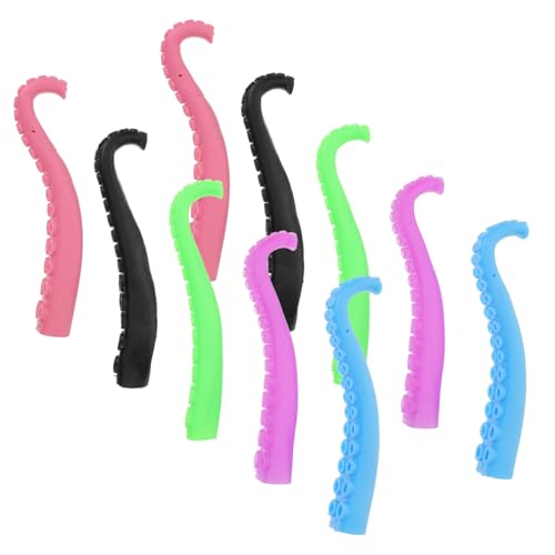 FRCOLOR 10 Stück Octopus Fingerpuppen Kreative Fingerpuppen für Zufällige Farben für Partys und Fingertip für Unbeschwerten Spaß Zufällige Farbe Zufällige Farbe von FRCOLOR