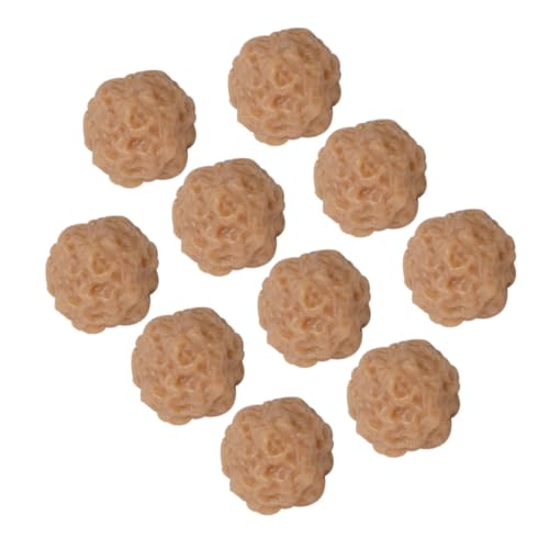 FRCOLOR 10 Stück Realistisches PVC Rindfleisch Fleischbällchen Modell Dekoration für Küche Party Requisiten und Fotografie Lebensechte Künstliche Fleischbällchen zur Vielseitigen von FRCOLOR