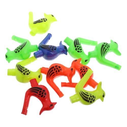 FRCOLOR 10 Stück Teiliges Bunte Vogelpfeifen Wasserspielzeug Musikinstrumente Fördernd Musikalische Fähigkeiten für Party Geburtstagsgeschenke und Kreatives Wasserspiel von FRCOLOR