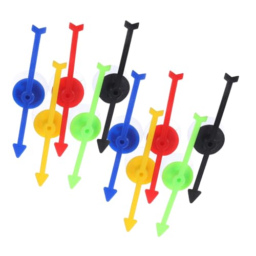 FRCOLOR 10 Stück Teiliges Bunter Spielzeiger aus Stabilem Kunststoff mit Saugnapf für Brettspiele und Event Drehscheiben Vielseitig Einsetzbar für Party Unterricht und Messe FRCOLOR 10 Stück Teiliges Bunter Spielzeiger aus Stabilem Kunststoff mit Saugnapf für Brettspiele und Event Drehscheiben Vielseitig Einsetzbar für Party Unterricht und Messe von FRCOLOR