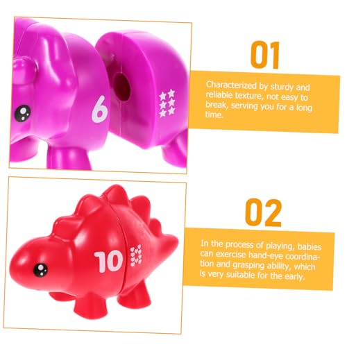 FRCOLOR 10stücke Spielzeug Für Kleinkinder Zum Sortieren Und Zuordnen Zahlen-passendes Spielzeug Für Früherziehung Lernspielzeug Für Junge Mädchen Und Junge Mädchen Für von FRCOLOR