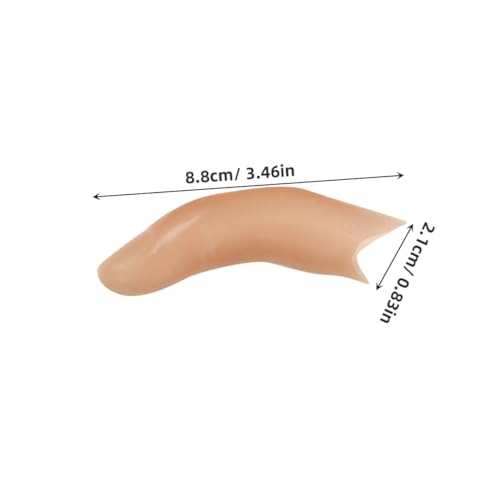FRCOLOR 10 Stück Teiliges Halloween Deko mit Realistischen Langen Kunststofffingern Leichte Wiederverwendbare Halloween Fake Fingers für Party Bühne Cosplay und Gruselige Hand Requisiten von FRCOLOR