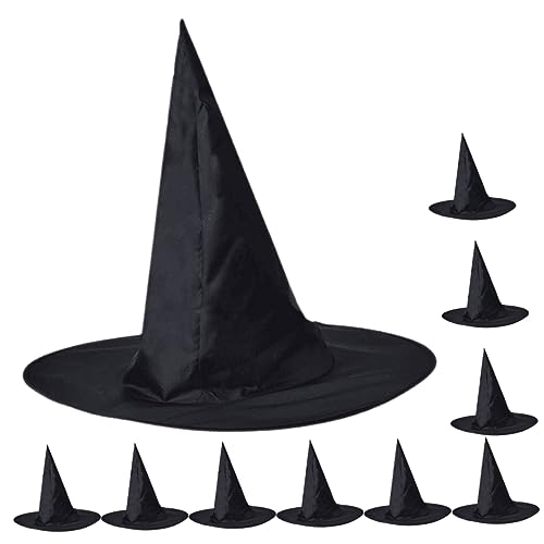 FRCOLOR 10 Stück Teiliges Halloween Hexenhut Dekorativer Cosplay Hut für Kostümpartys Geeignet für Halloween Rollenspiele und Besondere Anlässe FRCOLOR 10 Stück Teiliges Halloween Hexenhut Dekorativer Cosplay Hut für Kostümpartys Geeignet für Halloween Rollenspiele und Besondere Anlässe von FRCOLOR
