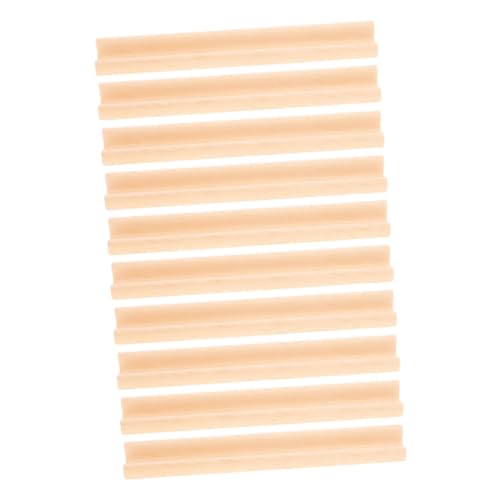FRCOLOR 10 Stück Teiliges Holz Domino Rack Lange Dominohalter mit Buchstabenbasis Leichtes Glattes Spielzubehör für Spielerisches Lernen und Kreative Dekoration FRCOLOR 10 Stück Teiliges Holz Domino Rack Lange Dominohalter mit Buchstabenbasis Leichtes Glattes Spielzubehör für Spielerisches Lernen und Kreative Dekoration von FRCOLOR