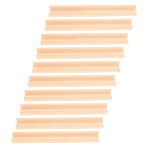 FRCOLOR 10 Stück Teiliges Holz Domino Rack Platzsparende Halter für Domino Spiele und Buchstabenlernspiele für Erwachsene mit Schrägem Design für Optimale Sicht FRCOLOR 10 Stück Teiliges Holz Domino Rack Platzsparende Halter für Domino Spiele und Buchstabenlernspiele für Erwachsene mit Schrägem Design für Optimale Sicht von FRCOLOR