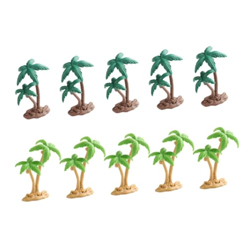 FRCOLOR 10 Stück Teiliges Künstliche Kokospalmen Modelle aus Naturgetreue Miniatur Bäume für Sandtisch Miniaturgärten und Landschaftsdekoration FRCOLOR 10 Stück Teiliges Künstliche Kokospalmen Modelle aus Naturgetreue Miniatur Bäume für Sandtisch Miniaturgärten und Landschaftsdekoration von FRCOLOR