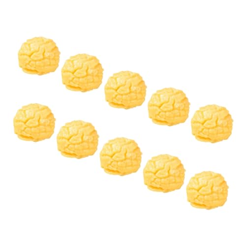 FRCOLOR 10 Stück Teiliges Künstliches Popcorn Deko Miniatur Snack Modell aus Langlebigem Bruchsicheres Leichtes für Restaurant Fotografie und Partydekoration von FRCOLOR