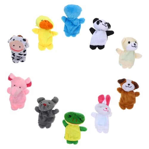 FRCOLOR 10 Stück Teiliges Kuschelige Tier fingerpuppen für Niedliche Mini plüsch handpuppen Pädagogisches zur Sprachförderung und Fantasievollen Rollenspielen für Jungen und Mädchen FRCOLOR 10 Stück Teiliges Kuschelige Tier fingerpuppen für Niedliche Mini plüsch handpuppen Pädagogisches zur Sprachförderung und Fantasievollen Rollenspielen für Jungen und Mädchen von FRCOLOR