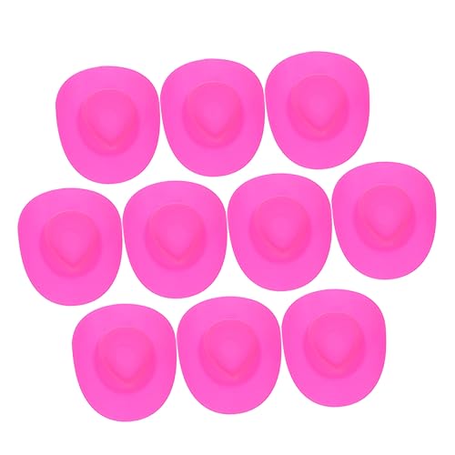 FRCOLOR 10 Stück Teiliges Mini Cowboy Hüte aus Stabilem Zarte Kleine Western Hüte für Party Dekoration Basteln und Puppenkostüme in Rosa für Kreative DIY Projekte FRCOLOR 10 Stück Teiliges Mini Cowboy Hüte aus Stabilem Zarte Kleine Western Hüte für Party Dekoration Basteln und Puppenkostüme in Rosa für Kreative DIY Projekte von FRCOLOR