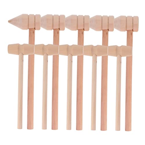 FRCOLOR 10 Stück Teiliges Mini Holzhammer für Leicht und Tragbar Sicher Polierte Oberfläche Fördert Hand Auge Koordination und Geschicklichkeit Lernspielzeug für Jungen und Mädchen FRCOLOR 10 Stück Teiliges Mini Holzhammer für Leicht und Tragbar Sicher Polierte Oberfläche Fördert Hand Auge Koordination und Geschicklichkeit Lernspielzeug für Jungen und Mädchen von FRCOLOR