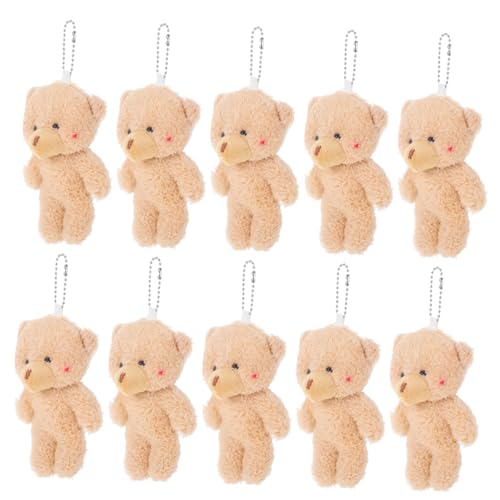 FRCOLOR 10 Stück Teiliges Mini Plüsch Kuscheltier Schlüsselanhänger Weicher Kuscheltier mit Charmantem Langlebiges Detailreiches Stofftier Anhänger für Taschen Rucksäcke und Erwachsene FRCOLOR 10 Stück Teiliges Mini Plüsch Kuscheltier Schlüsselanhänger Weicher Kuscheltier mit Charmantem Langlebiges Detailreiches Stofftier Anhänger für Taschen Rucksäcke und Erwachsene von FRCOLOR