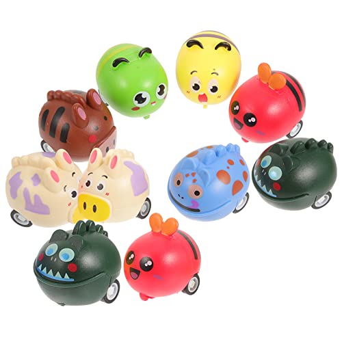 FRCOLOR 10 Stück Teiliges Mini Rückziehspielzeug Reibungsbetriebenes Fahrzeug für für Junge Mädchen und Kleinkinder für Partys und Besondere Anlässe von FRCOLOR