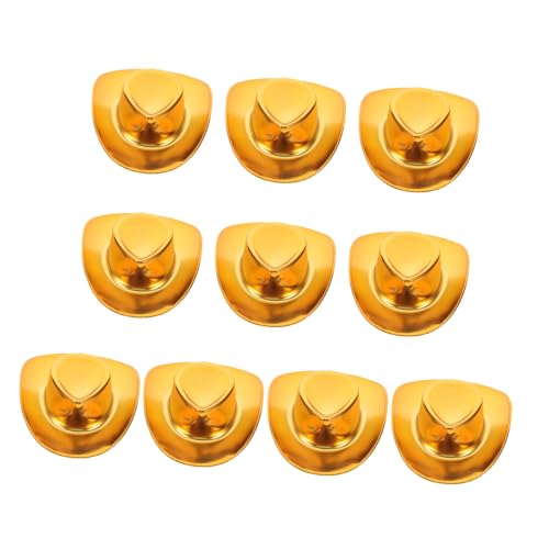 FRCOLOR 10 Stück Teiliges Miniatur Cowboy Hüte Glitzernd Kleine Western Puppenhüte DIY Bastelset für Kleinkinder Modische Mini Hüte als Puppen und Partydekoration FRCOLOR 10 Stück Teiliges Miniatur Cowboy Hüte Glitzernd Kleine Western Puppenhüte DIY Bastelset für Kleinkinder Modische Mini Hüte als Puppen und Partydekoration von FRCOLOR